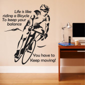 Life is like riding a bicycle A0597