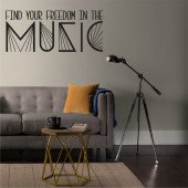 Find your freedom in the music A0769