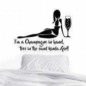 I'm a Champagne in hand A0464