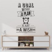 A goal without a plan is just a wish A0620