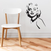Stenska nalepka Marilyn Monroe C0074