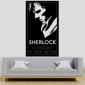 Stenska nalepka Sherlock Holmes C0206