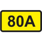 Elektro znak 80A