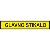 Elektro znak Glavno stikalo