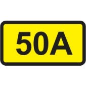 Elektro znak 50A