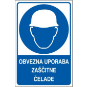 Obvezna uporaba zaščitne čelade