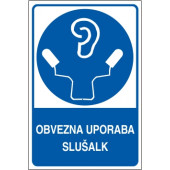 Obvezna uporaba slušalk