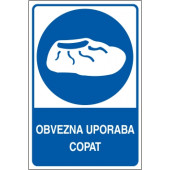 Obvezna uporaba copat