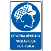 Obvezna uporaba naglavnega pokrivala