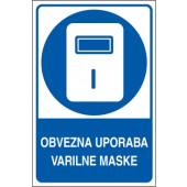 Obvezna uporaba varilne maske