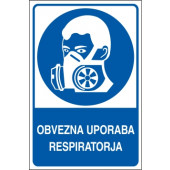 Obvezna uporaba respiratorja