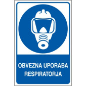 Obvezna uporaba respiratorja