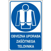 Obvezna uporaba zaščitnega telovnika