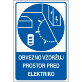 Obvezno vzdržuj prostor pred elektriko