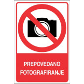 Prepovedano fotografiranje