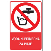 Voda ni primerna za pitje