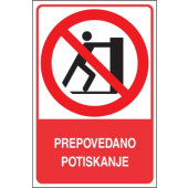 Prepovedano potiskanje