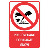 Prepovedano pobiranje snovi