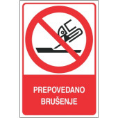 Prepovedano brušenje