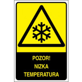 Pozor! Nizka temperatura