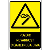 Pozor! Nevarnost cigaretnega dima