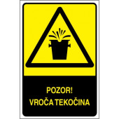 Pozor! Vroča tekočina