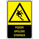 Pozor! Spolzke stopnice