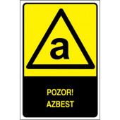 Pozor! Azbest