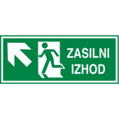 Zasilni izhod Levo gor