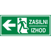 Zasilni izhod Levo