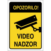 Varovano z video nadzorom
