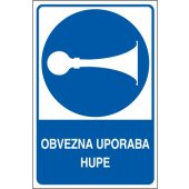 Obvezna uporaba hupe