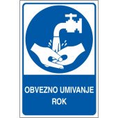 Obvezno umivanje rok