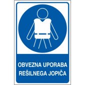 Obvezna uporaba rešilnega jopiča