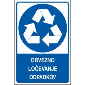 Obvezno ločevanje odpadkov