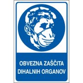 Obvezna zaščita dihalnih organov