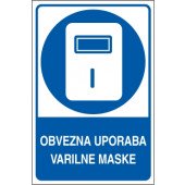 Obvezna uporaba varilne maske