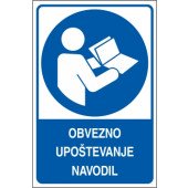 Obvezno upoštevanje navodil