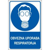 Obvezna uporaba respiratorja