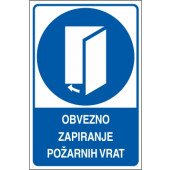 Obvezno zapiranje požarnih vrat