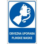 Obvezna uporaba plinske maske