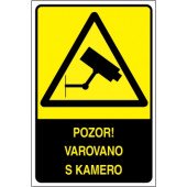 Pozor! Varovano s kamero