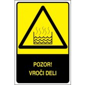 Pozor! Vroči deli