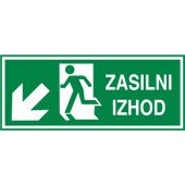 Zasilni izhod Levo dol