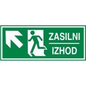 Zasilni izhod Levo gor