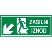 Zasilni izhod Levo dol