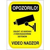 Varovano z video nadzorom