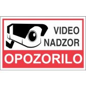 Varovano z video nadzorom