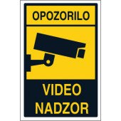 Varovano z video nadzorom