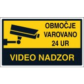 Varovano z video nadzorom